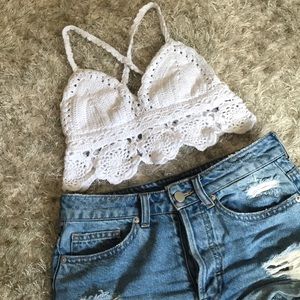 NWT Aerie knitted crop top